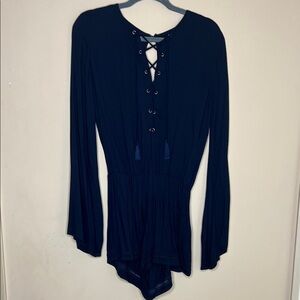 Faithfull the Brand Navy Jumpsuit